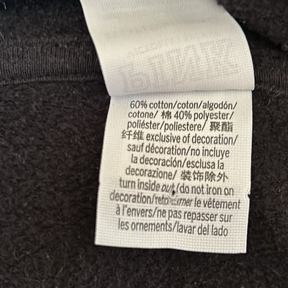 ❤️🔥5/20$ PINK VS💫 Women’s Black Written Logo Full-Zip Hoodie - Picture 6 of 7